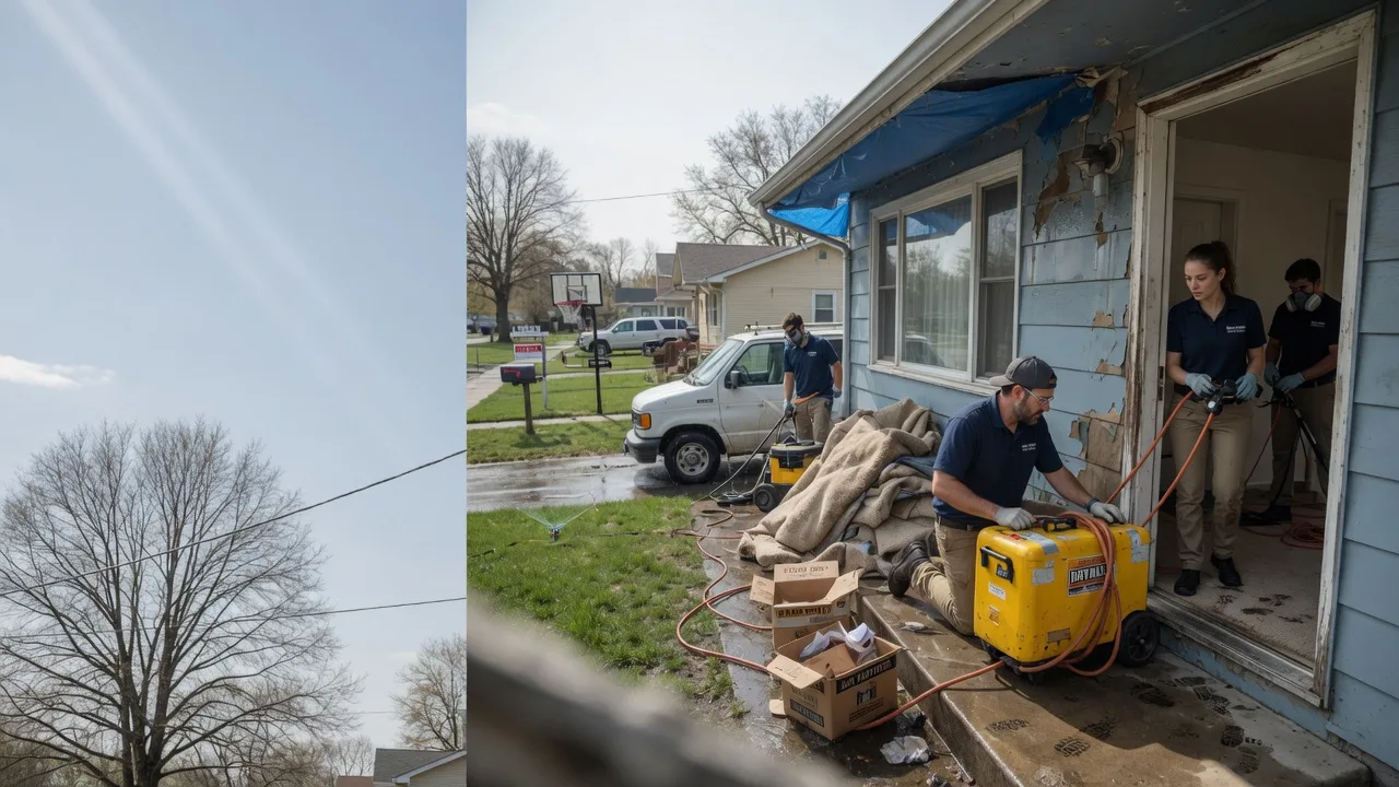 Basement Flood Cleanup in Wilkesville, OH near me
